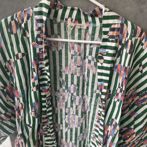 Long floral kimono size M for women - Picture 2 of 7